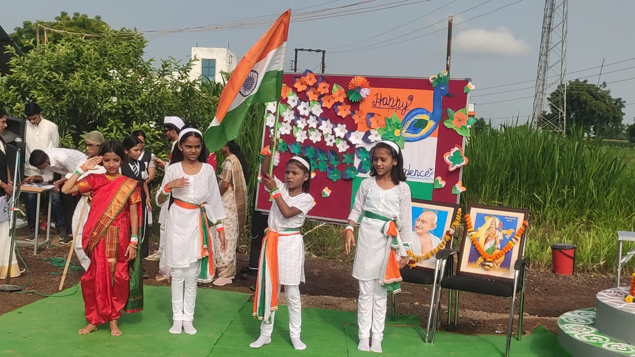 Independence day at Avishkar English School, 2024-25